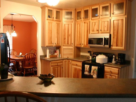 Kitchen viewed from greatroom.