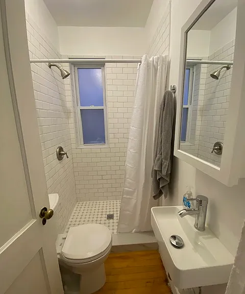 Full bathroom, walk-in shower
