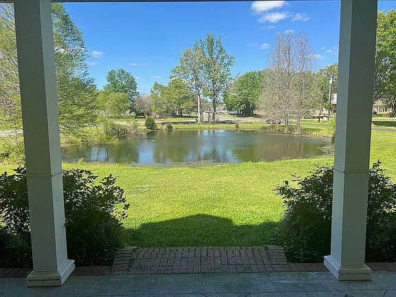 Main entry view to pond