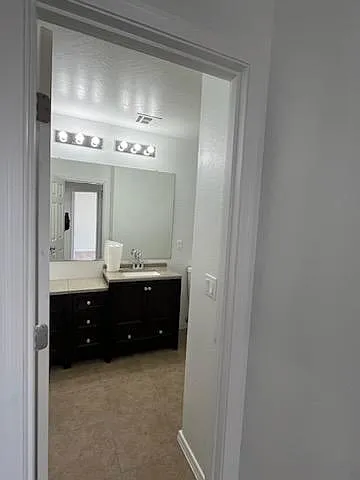 Shared bath for bedrooms 2 and 3.