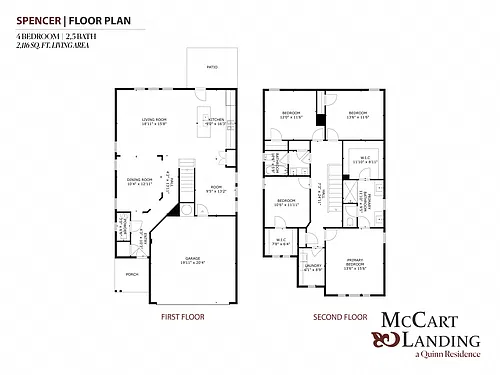 Floor plan Spencer