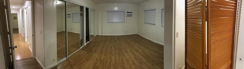 Master bdrm w/ newer A/C unit, 2 Hanging/Rod closets, 1 Walk-in closet--Lots of storage space!