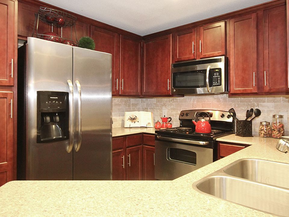 Gourmet kitchen with stainless steel appliances
