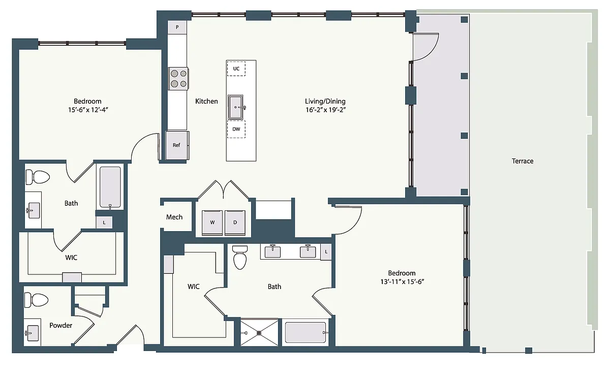 Floor plan 2C.4u