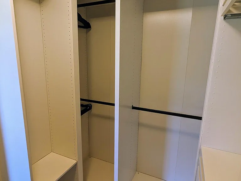 Custom Closets in Master Bedroom