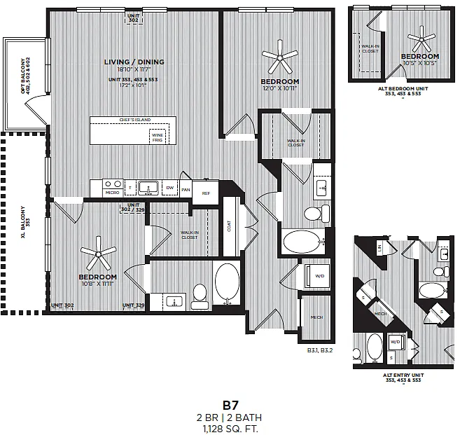Floor plan B7