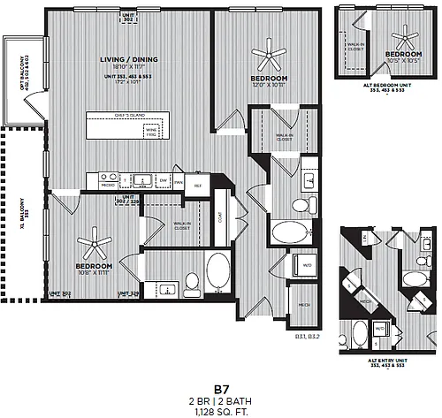 Floor plan B7