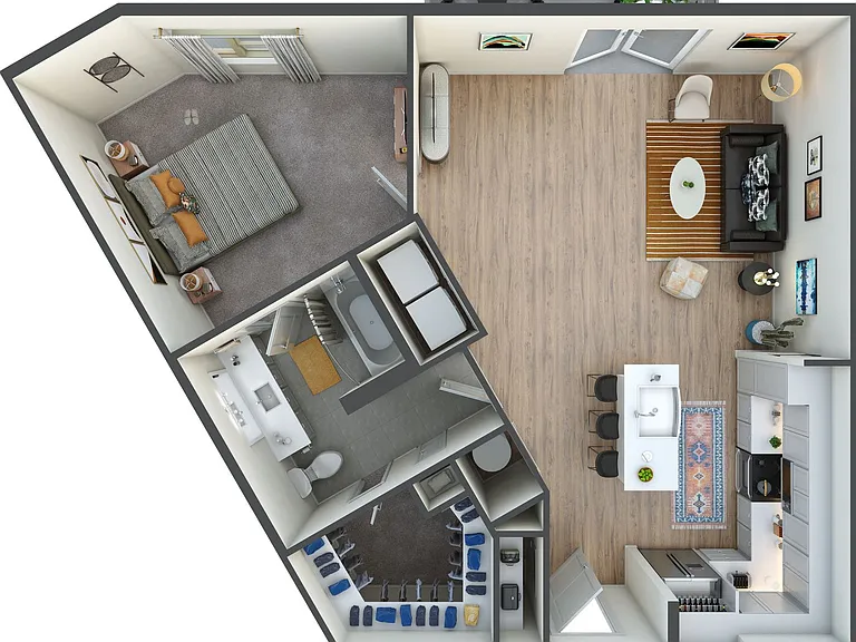 A10 floor plan The Jameson at the Bluffs
