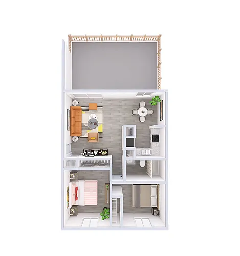 Floor plan Chateau I & II