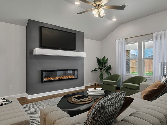 Living Room with Fireplace