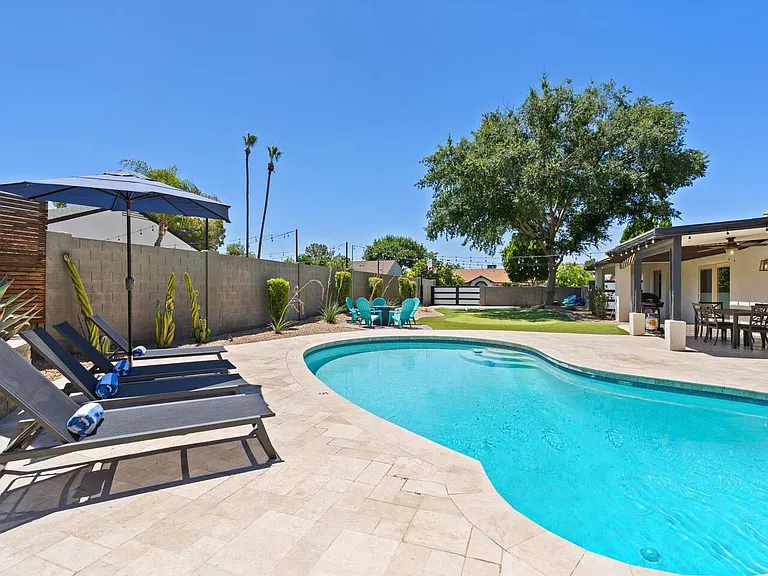 Pool - Heated by way of propane gas -
lounge chairs not included