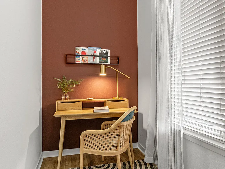 Private study available in select floor plans
