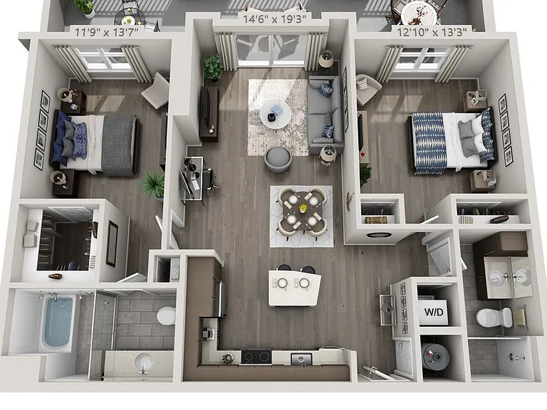 C5A floor plan Sofia Coral Gables