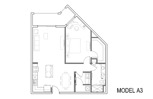 Floor plan Manhattan (A3)