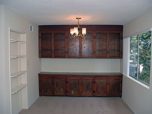 Dining room with china cabinet