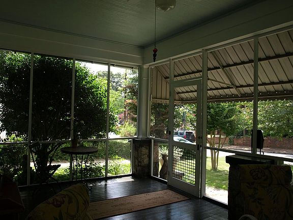Screened front porch