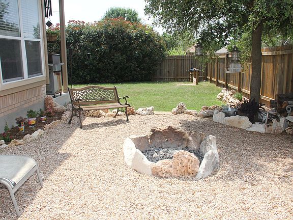 with a fire pit! 