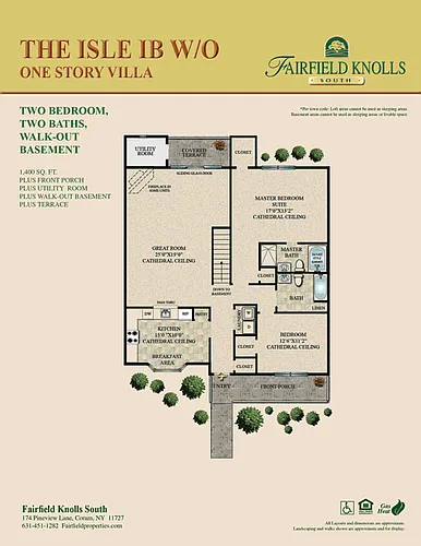 Floor plan The Isle IB WO