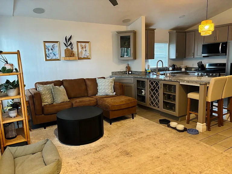 Spacious living room.