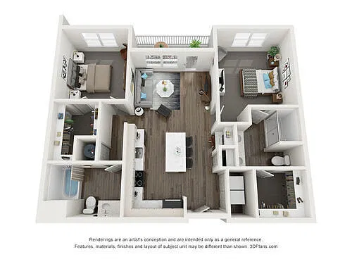 Floor plan 2B1
