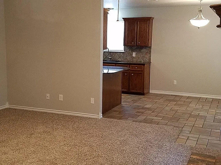 additional dining space off kitchen