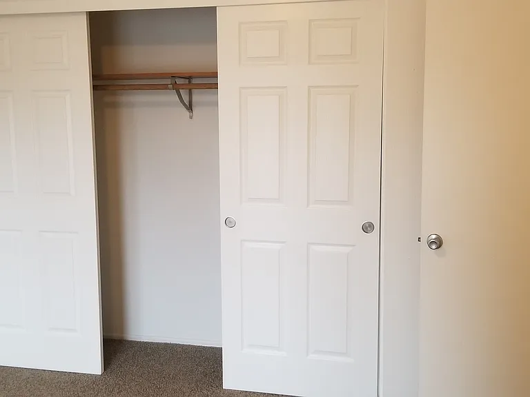 front bedroom & wall-wall closets