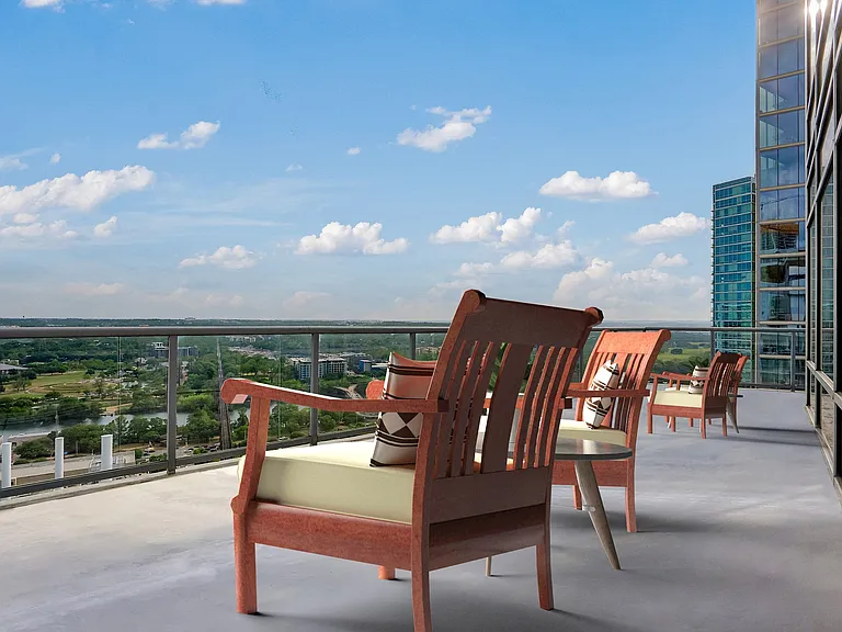 Our penthouses include views of Downtown Austin and Lake Travis