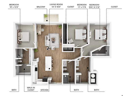Floor plan C2