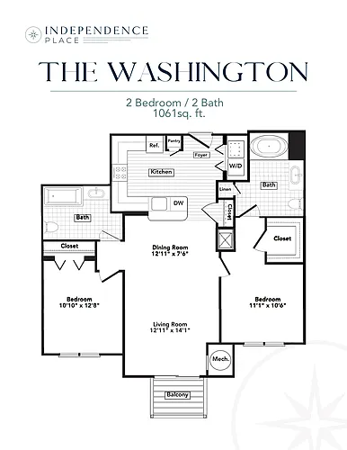 Floor plan The Washington