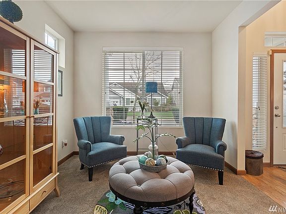 Private living room off of entry.