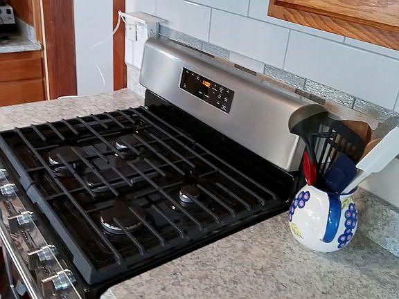 new self cleaning gas range