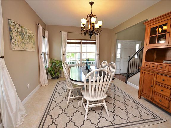 Beautiful Dining room has a coastal feel and is located right off the Entry and Kitchen.