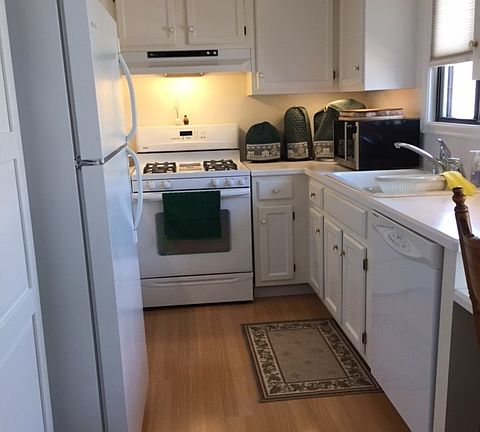 Galley kitchen rehabbed 