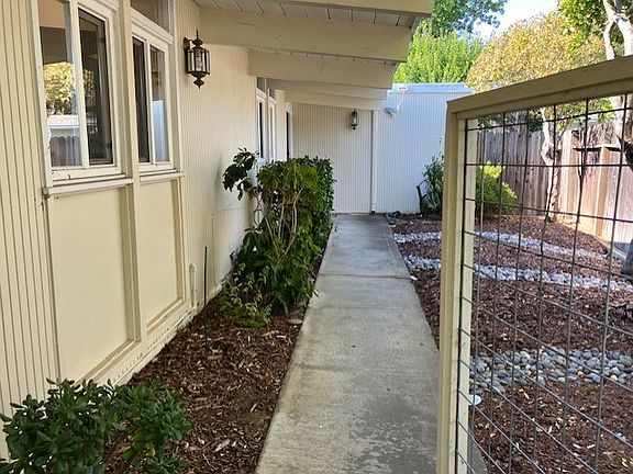 Walking to the front door.