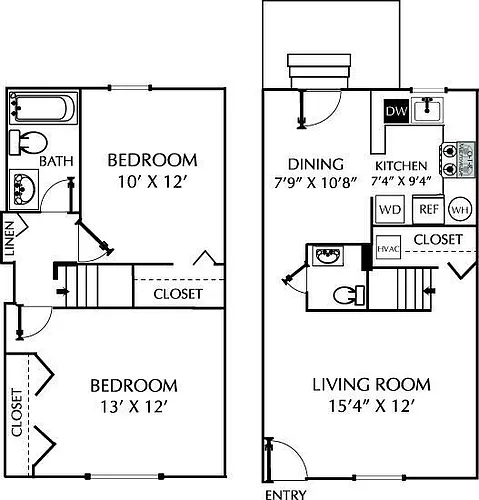 Floor plan Clearview Townhouse R
