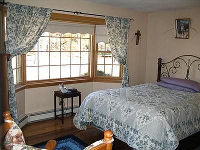 Master bedroom with master bathroom