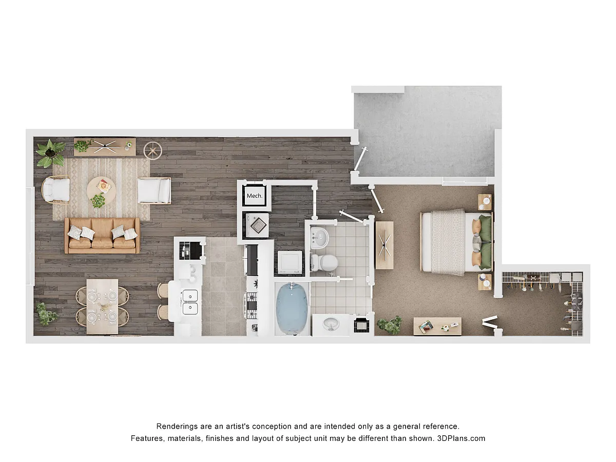 Floor plan Club Marina