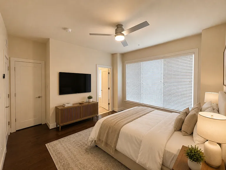 2nd bedroom, on the third level (same level as the primary bedroom)