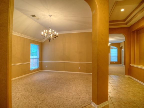 Hallway and formal dining on the left