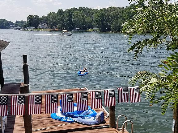 Boathouse with deep water