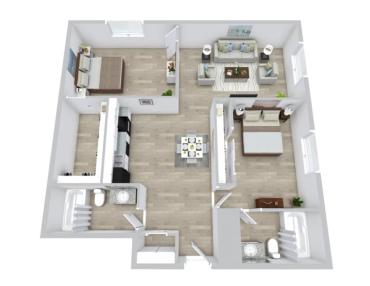 Floor plan 2X15-1129
