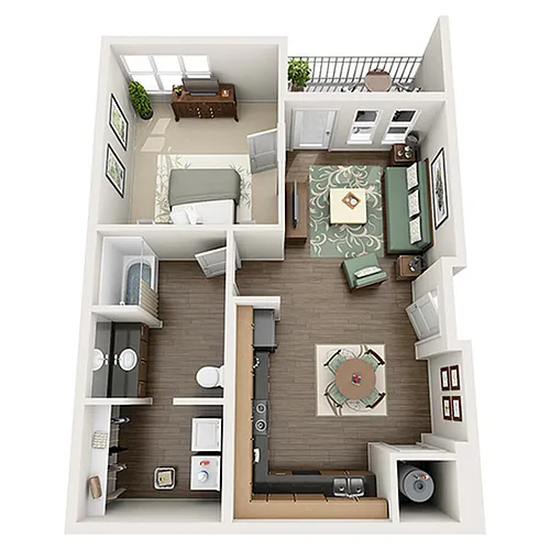 Floor plan Geneva Peak