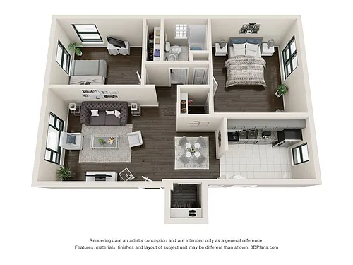Floor plan Teague