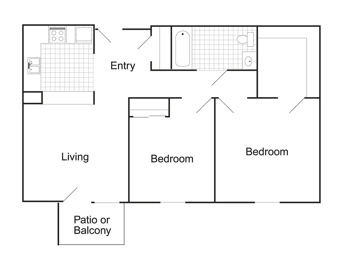 Floor plan Floor Plan 2 bedroom