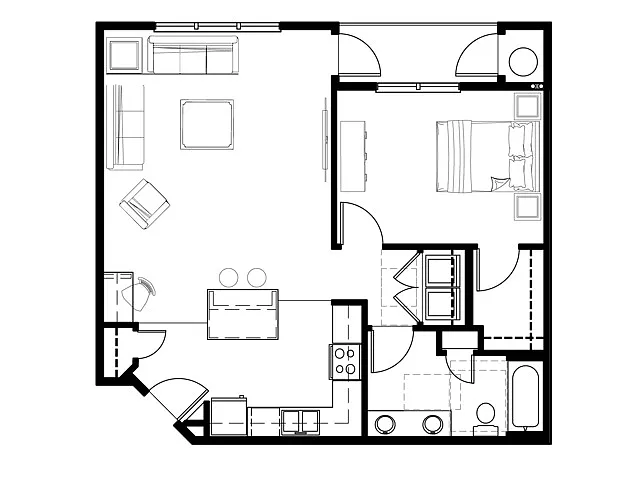 Floor plan Aztec