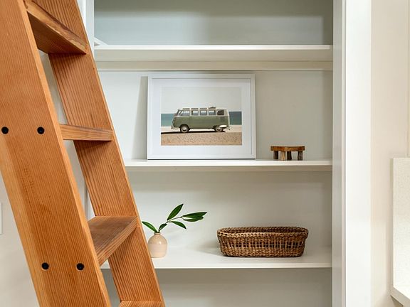 Ladder to Bedroom Loft