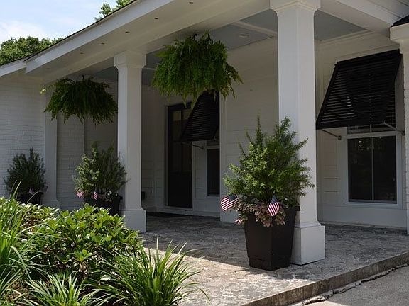 Inviting front porch