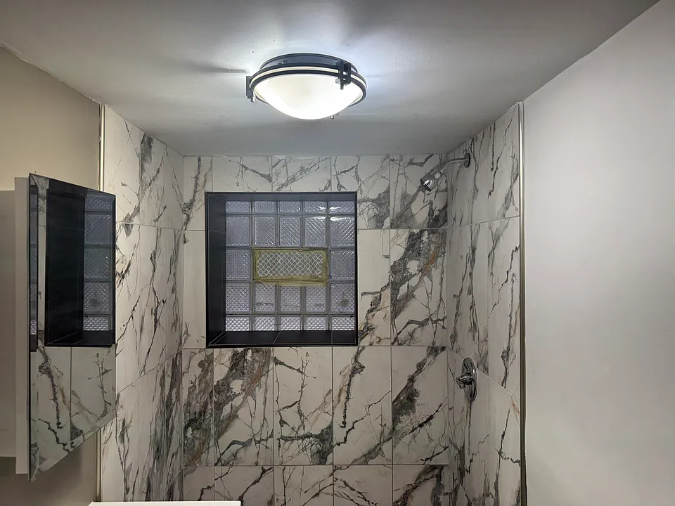 Newly renovated bathroom
