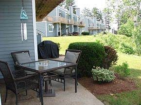 Outside patio for the grill