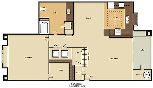 Floor plan Caribbean